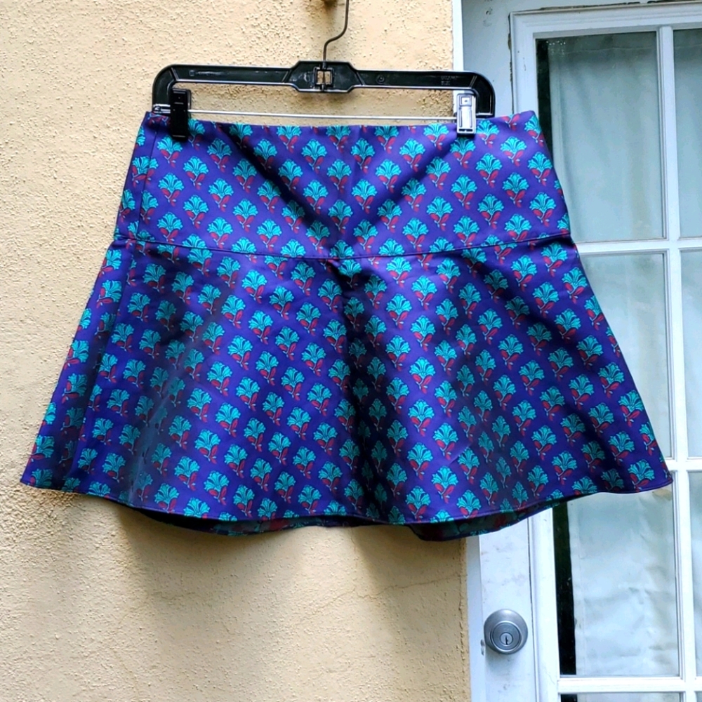 Club Monaco Brocade Jacquared Mini Skirt